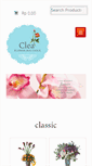 Mobile Screenshot of cleaflowerboutique.com